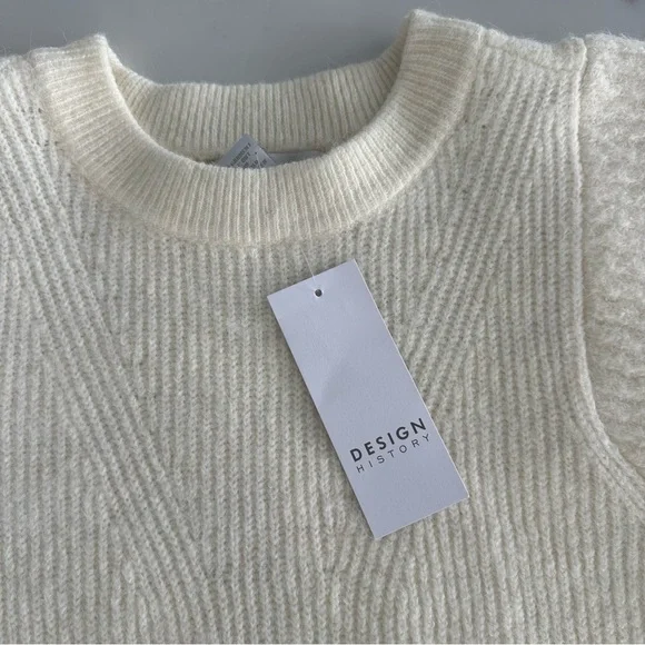 Design History Ruffle Flounce Sweater Vest Top - NWT - Size S - Picture 2 of 6